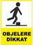 Objelere Dikkat Dijital Uv Folyo Yapışkan Baskı Uyarı Etiket Yapıştırma Sticker 12.5X17.5 1