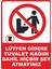 Gidere Tuvalet Kağıdı Atmayınız Pvc Uyarı Levhası Dekota Dijital Uv Baskı Yapışkanlı 25X35 1
