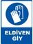 Eldiven Giy Dijital Uv Folyo Yapışkan Baskı Uyarı Etiket Yapıştırma Sticker 25 x 35 1