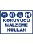 Koruyucu Malzeme Kullan Pvc Plakalı Uyarı Levhası Dekota Dijital Uv Baskı Yapışkanlı 17.5X12.5 cm 1