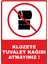 Klozete Tuvalet Kağıdı Atmayınız Dijital Uv Folyo Baskı Uyarı Etiket Yapıştırma Sticker 25X35 1