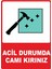 Camı Kırınız Dijital Uv Folyo Baskı Yapışkanlı Uyarı Etiketi Yapıştırma Sticker Mat 25X35 cm 1