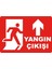 Yangın Çıkışı #3 Dijital Uv Folyo Yapışkan Baskı Uyarı Etiket Yapıştırma Sticker 17.5X12.5 1