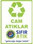 Cam Atıklar Sıfır Atık Pvc Plakalı Uyarı Levhası Dekota Dijital Uv Baskı Yapışkanlı 12.5X17.5 cm 1