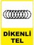 Dikenli Tel Pvc Plakalı Uyarı Levhası Dekota Dijital Uv Baskı Yapışkanlı 25X35 cm 1