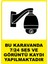 Karavanda 7/24 Ses ve Görüntü Kaydı #2 Dijital Uv Folyo Baskı Uyarı Etiket Yapıştırma Sticker 25X35 1