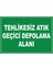 ChicArt Design Studio Tehlikesiz Atık Geçici Depolama Alanı Pvc Plakalı Uyarı Levhası Dekota Dijital Uv Baskı 35X25 1