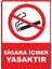 Sigara Içmek Yasaktır Dijital Pvc Plakalı Uyarı Levhası Dekota Dijital Uv Baskı Yapışkanlı 12.5X17.5 1