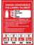 Yangın Söndürücü Kullanma Taliı Dijital Uv Folyo Baskı Uyarı Etiket Yapıştırma Sticker 12.5X17.5 1