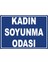 Kadın Soyunma Odası 1 Dijital Uv Folyo Yapışkan Baskı Uyarı Etiket Yapıştırma Sticker 17.5X12.5 1