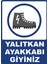 Yalıtkan Ayakkabı Giyiniz Dijital Uv Folyo Baskı Uyarı Etiket Yapıştırma Sticker 12.5X17.5 1