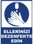 Ellerinizi Dezenfekte Edin Dijital Uv Folyo Baskı Uyarı Etiket Yapıştırma Sticker 12.5X17.5 1