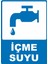 Içme Suyu Dijital Uv Folyo Yapışkan Baskı Uyarı Etiket Yapıştırma Sticker 25X35 1