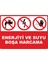 Enerjiyi Suyu Boşa Harcama Dijital Uv Folyo Baskı Yapışkan Uyarı Etiket Yapıştırma Sticker MAT35X25 1