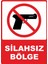 Silahsız Bölge Dijital Uv Folyo Yapışkan Baskıuyarı Etiket Yapıştırma Sticker 25X35 1