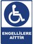 Engellilere Aittir Dijital Uv Folyo Yapışkan Baskı Uyarı Etiket Yapıştırma Sticker 25X35 1