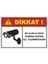 Dikkat 24 Saat Kamera Sistemi Ile Izlenmektedir Dijital Uv Folyo Baskı Uyarı Etiket Yapıştırma 25X35 1