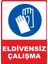 Eldivensiz Çalışma Dijital Uv Folyo Yapışkan Baskı Uyarı Etiket Yapıştırma Sticker 25 x 35 1