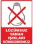 Lüzumsuz Yanan Işıkları Söndürünüz Pvc Uyarı Levhası Dekota Dijital Uv Baskı Yapışkanlı 12.5X17.5 1