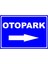 Otopark Sağdan Dijital Uv Folyo Yapışkan Baskı Uyarı Etiket Yapıştırma Sticker 35X25 1