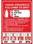 Yangın Söndürücü Kullanma Talimatı Dijital Uv Folyo Baskı Uyarı Etiket Yapıştırma Sticker 25X35 1