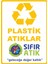 ChicArt Design Studio Plastik Atıklar Sıfır Atık Dijital Uv Folyo Baskı Yapışkanlı Uyarı Etiket Yapıştırma Sticker 25X35 1