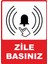 Zile Basınız Dijital Uv Folyo Baskı Uyarı Etiket Yapıştırma Sticker 25X35 cm 1