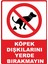 Köpek Dışkılarını Yerde Bırakmayın Pvc Plakalı Uyarı Levhası Dekota Dijital Uv Baskı 12.5X17.5 1