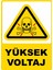 Yüksek Voltaj Dijital Uv Folyo Baskı Uyarı Etiket Yapıştırma Sticker 25X35 1