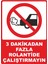 3 Dk Fazla Rolantide Çalıştırmayın Dijital Uv Folyo Yapışkan Baskı Uyarı Etiket Yapıştırma Sticker 1