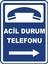 Acil Durum Telefonu Dijital Uv Folyo Yapışkan Baskı Uyarı Etiket Yapıştırma Sticker 12.5X17.5 1