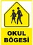 Okul Bölgesi Dijital Uv Folyo Yapışkan Baskı Uyarı Etiket Yapıştırma Sticker 25X35 1