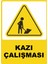 Kazı Çalışması Dijital Uv Folyo Yapışkan Baskı Uyarı Etiket Yapıştırma Sticker 25X35 1
