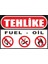 Tehlike Fuel Oil Dijital Uv Folyo Baskı Uyarı Etiket Yapıştırma Sticker 17.5X12.5 1