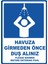 Havuza Girmeden Duş Alınız Dijital Uv Folyo Baskı Yapışkanlı Uyarı Etiket Sticker 12.5X17.5 1