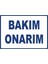 Bakım Onarım Pvc Plakalı Uyarı Levhası Dekota Dijital Uv Sticker 35X25 1