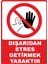 Dışarıdan Stres Getirmek Yasaktır Pvc Plakalı Uyarı Levhası Dekota Dijital Uv Sticker 25X35 1