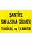 Şantiye Sahasına Girmek Tehlikeli ve Yasaktır Dijital Uv Folyo Baskı Uyarı Etiket Sticker 17.5X12.5 1