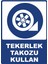 Tekerlek Takozu Kullan Pvc Plakalı Uyarı Levhası Dekota Dijital Uv Baskı Yapışkanlı 12.5X17.5 cm 1