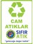 Cam Atıklar Sıfır Atık Dijital Uv Folyo Baskı Yapışkanlı Uyarı Etiket Yapıştırma Sticker 25X35 1