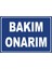 Bakım Onarım #2 Dijital Uv Folyo Baskı Uyarı Etiket Yapıştırma Sticker 17.5X12.5 1