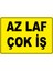 Az Laf Çok Iş Dijital Uv Folyo Baskı Uyarı Etiket Yapıştırma Sticker 35X25 cm 1
