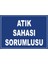 Atık Sahası Sorumlusu Dijital Uv Folyo Baskı Etiket Yapıştırma STICKER17.5X12.5 1