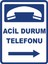 Acil Durum Telefonu Dijital Uv Folyo Yapışkan Baskı Uyarı Etiket Yapıştırma Sticker 1