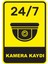 24/7 Kamera Kaydı Pvc Plakalı Uyarı Levhası Dekota Dijital Uv Baskı Yapışkanlı 25X35 cm 1