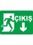 Çıkış #2 Pvc Plakalı Uyarı Levhası Dekota Dijital Uv Baskı Yapışkanlı 35X25 cm 1