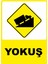 Yokuş Pvc Plakalı Uyarı Levhası Dekota Dijital Uv Baskı Yapışkanlı 25X35 cm 1