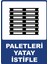 Paletleri Yatay Istifle Pvc Plakalı Uyarı Levhası Dekota Dijital Uv Baskı Yapışkanlı 12.5X17.5 cm 1