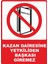 Kazan Dairesine Yetkiliden Başkası Giremez Dijital Uv Folyo Baskı Uyarı Etiket Sticker 25X35 1