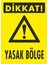 Dikkat Yasak Bölge Dijital Uv Folyo Baskı Uyarı Etiket Yapıştırma Sticker 12.5X17.5 1